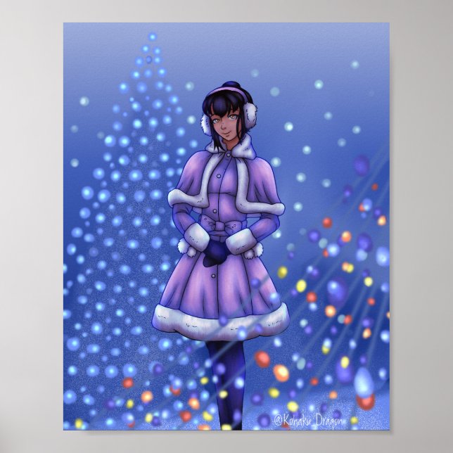 Jul Ljus Poster (Framsidan)