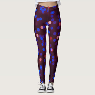 Jul ljus, suddig, festlig bakgrund. leggings
