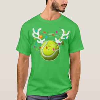 Jul Ljus Tennis Boll Funny Julafton 164 T Shirt