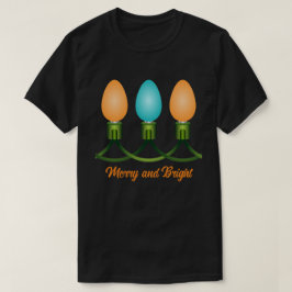 Jul Ljus Trio-Orangen och Blue T Shirt
