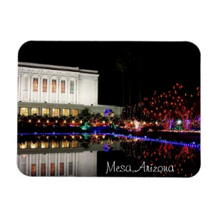 Jul-ljus vid Temple Magnet