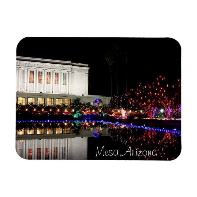 Jul-ljus vid Temple Magnet (Horisontell)