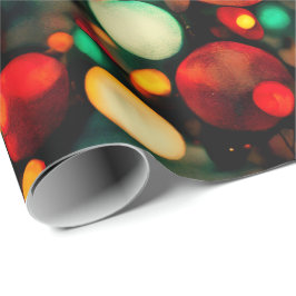 Jul Ljus Wrapping Papper Presentpapper