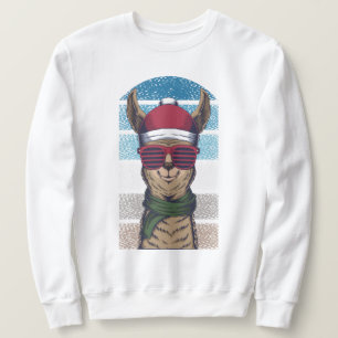 Jul Llama Lång Ärmad Tröja