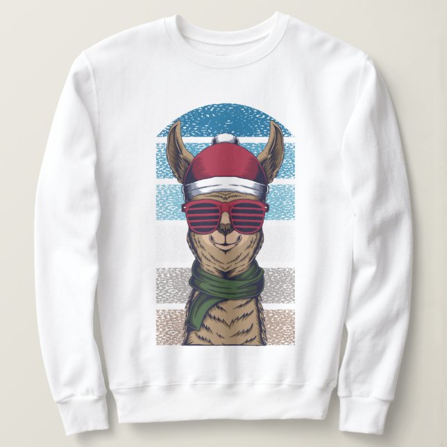 Jul Llama T Shirt (Design framsida)