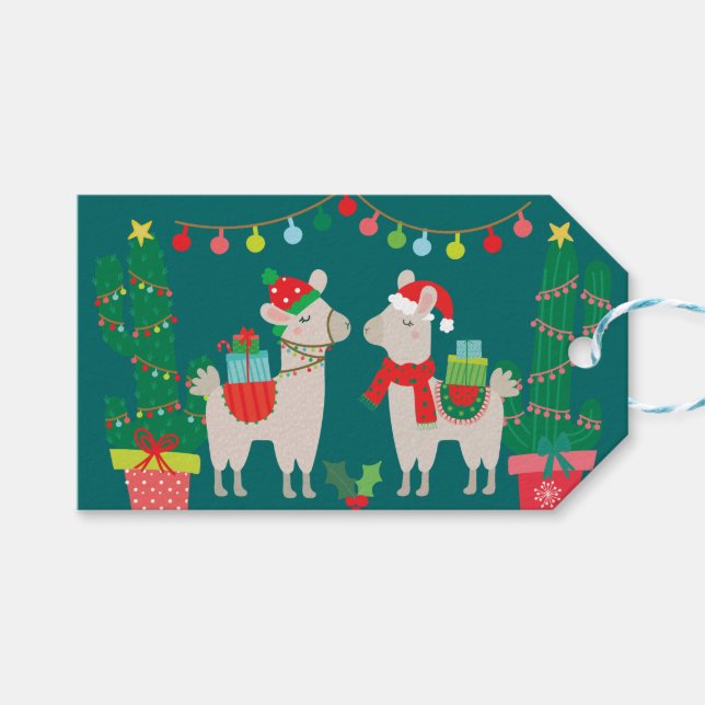 Jul Llamas Presentetikett (Framsidan (Horisontell))