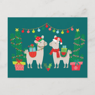 Jul Llamas Vykort