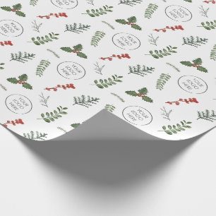 Jul Logotyp Småföretag Promotionsmaterial Presentpapper