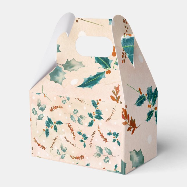 Jul Löv Boho Mönster Presentaskar (Framsidan Sidan)