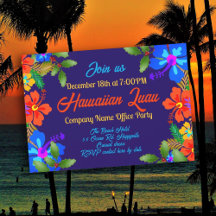 Jul Luau Holiday Office Fest Hibiskus