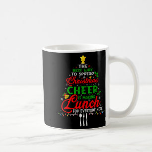 Jul Lunch Dama Jul Xmas Skol Cafeteria Lunch L Kaffemugg