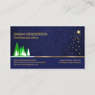 Jul Lycklig Holiday Greetings Startup CEO Visitkort