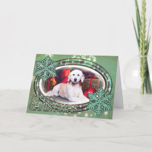 Jul - Maggie - GoldenDoodle Helgkort