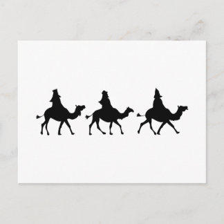 jul Magi Silhouette Helg Vykort