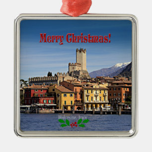 Jul - Malcesine, Italien Julgransprydnad Metall