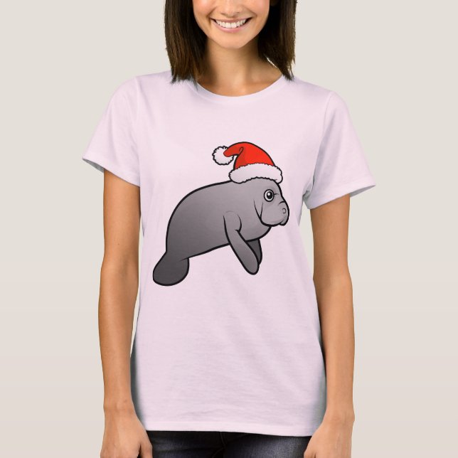 Jul Manatee Santa Tee (Framsida)