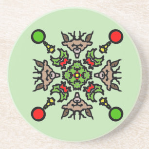 Jul Mandala Mönster Underlägg
