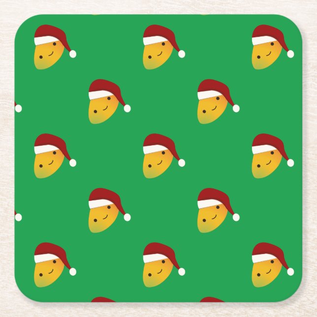 Jul Mango Underlägg Papper Kvadrat (Framsidan)
