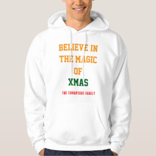 Jul Mäns Grundläggande Huva Tröja anpassa Hoodie
