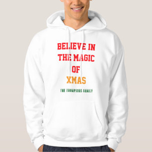Jul Mäns Grundläggande Huva Tröja anpassa Hoodie