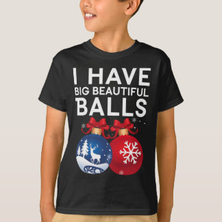 Jul Mans Roliga T-Shirts Jag Har Stor Vacker Xm