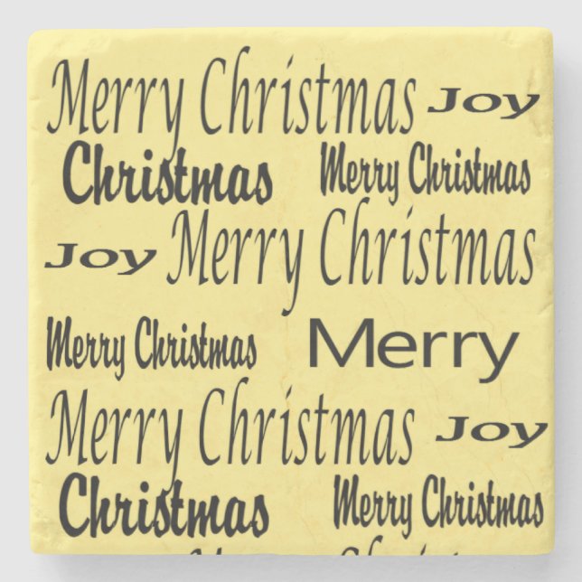 Jul Marble Stone Underlägg, Joy Stenunderlägg (Framsidan)