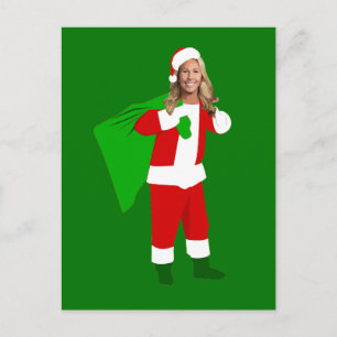jul Marjorie Taylor Greene tomte Helg Vykort