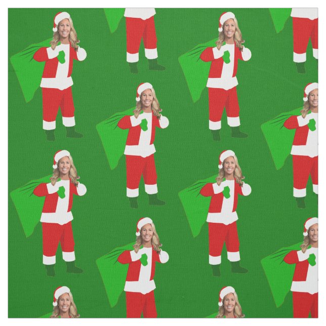 jul Marjorie Taylor Greene tomte Tyg (Provkarta)