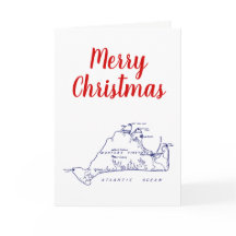 Jul Martha's Vineyard Kart #1 Marinblå