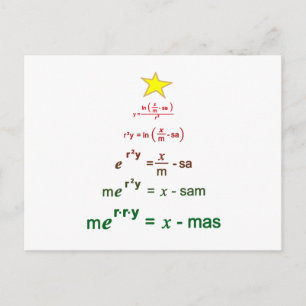 Jul Math Vykort
