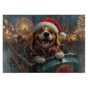 Jul med Beagle Hund Berg- och dalbana