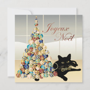 Jul med Bella Fransk Card/Inbjudan Inbjudningar
