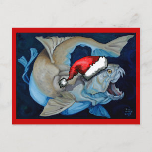 Jul med Dunkleosteus Helg Vykort