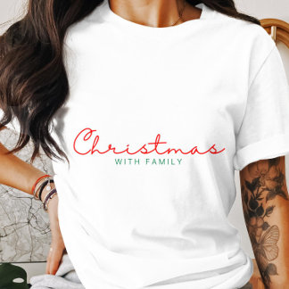 Jul med familj t shirt