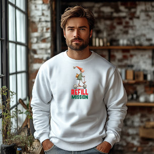 Jul med familjen  passande högtid  sarkastisk papp t shirt
