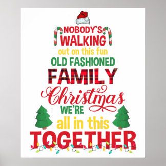 jul med familjen tillsammans poster
