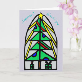 Jul med fastsatt glas kort