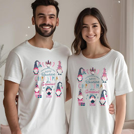 Jul med Gnomies-familjen, julåterförening T Shirt
