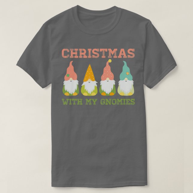 Jul med Gnomies Funny Gnome Classic TShi T Shirt (Design framsida)