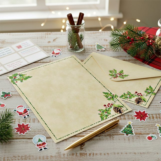 Jul med järnek och tallkotte (Skapare uppladdad)