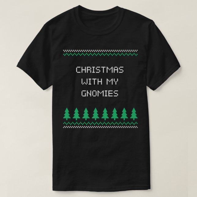 Jul med Julafton Gnomies T Shirt (Design framsida)