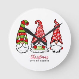 Jul med mina favoriter rund klocka