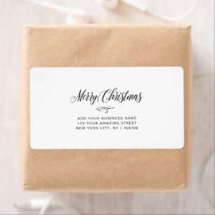 Jul med minimalistisk Elegant   Anpassningsbar Lev Fraktsedel