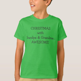 "JUL med morfadern & mormodern… ENORMA" Tshir T-shirt
