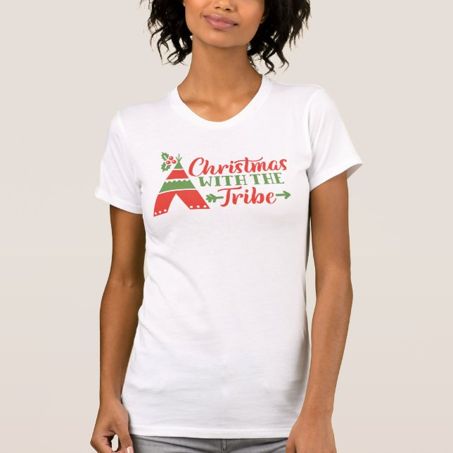 Jul med stam Holiday Dam T-Shirt (Framsida)