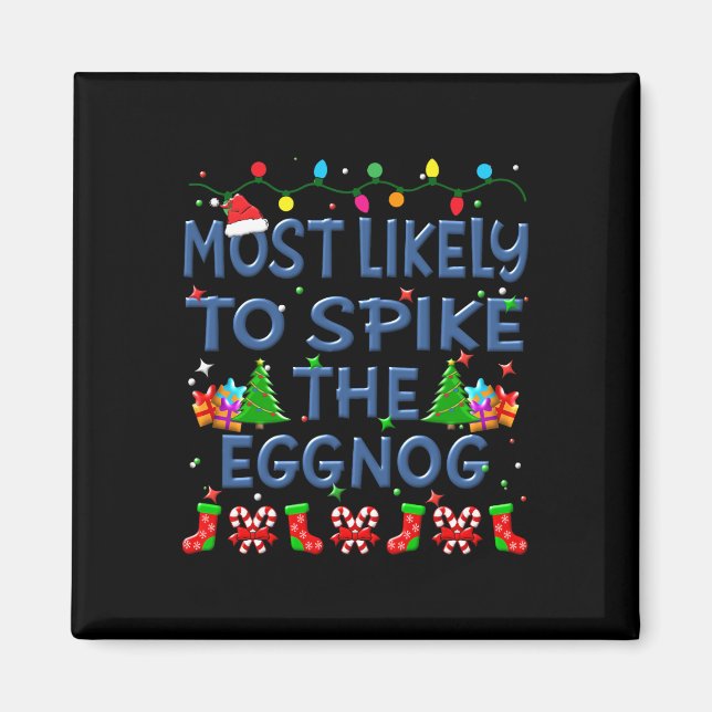 Jul med störst sannolikhet för Spike av den eggong Magnet (Framsidan)