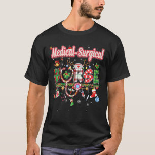 Jul Medicinsk kirurgisk sjuksköterska Reindeer Jul T Shirt