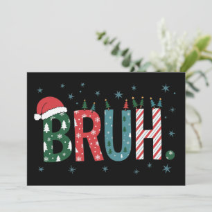 Jul Meme Rolig Julhatt Sarcastic Julkort
