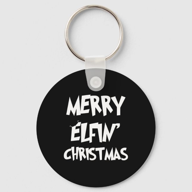 Jul - Merry Elfins jul Nyckelring (Framsida)