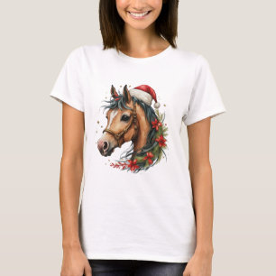 Jul Merry Horsemas jul Horse T Shirt